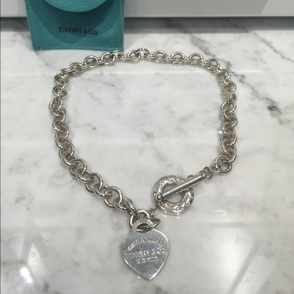 COPY - COPY - Tiffany & Co. Heart Tag Toggle Necklace